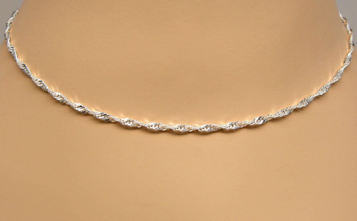 ★国内発送【TATIANA】(SILVER925) French Twist Chain Necklace ☆国内発送【TATIANA】(SILVER925) French Twist Chain Necklace