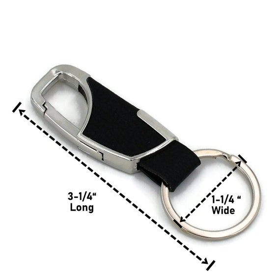 Biker Large Fish Hook Sterling Silver Belt Clip Wallet Chain Keychain Part