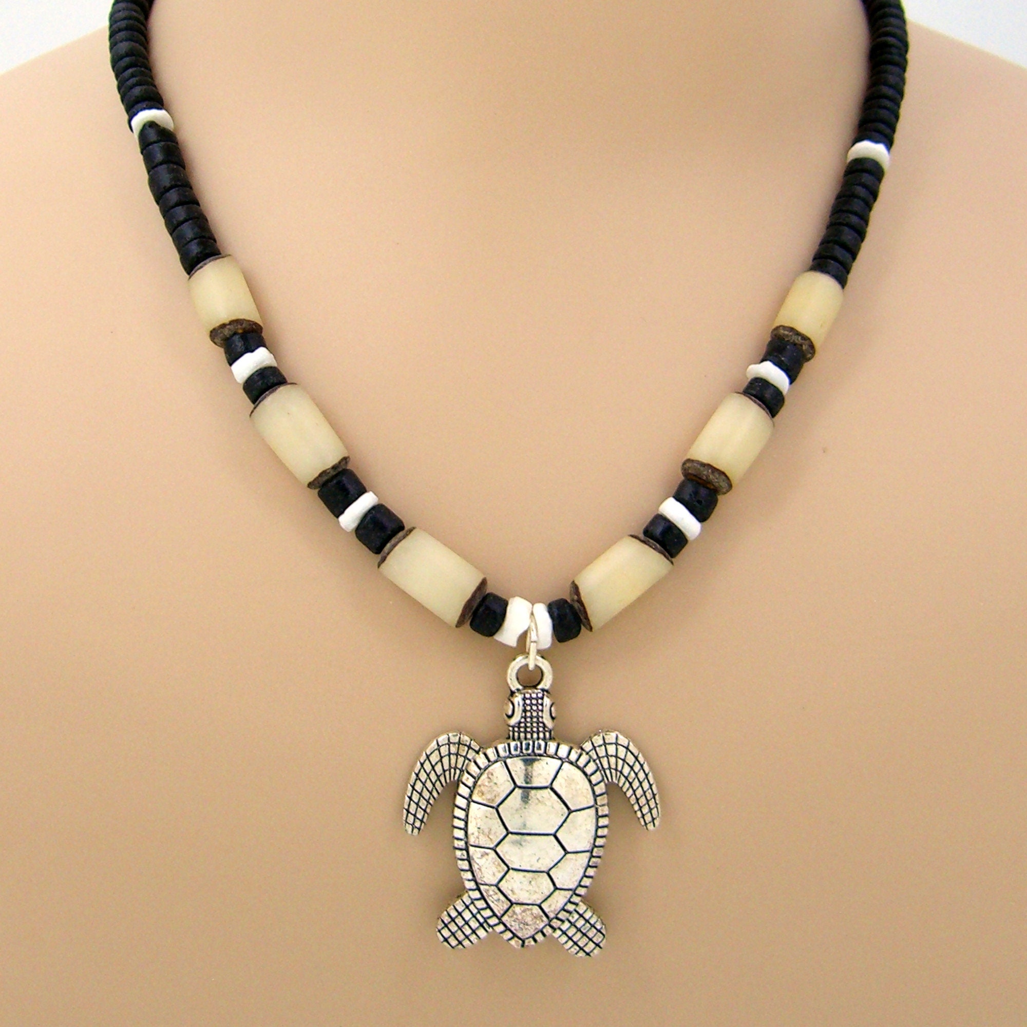 Silver Honu Sea Turtle Necklace 18 21 24 - Etsy