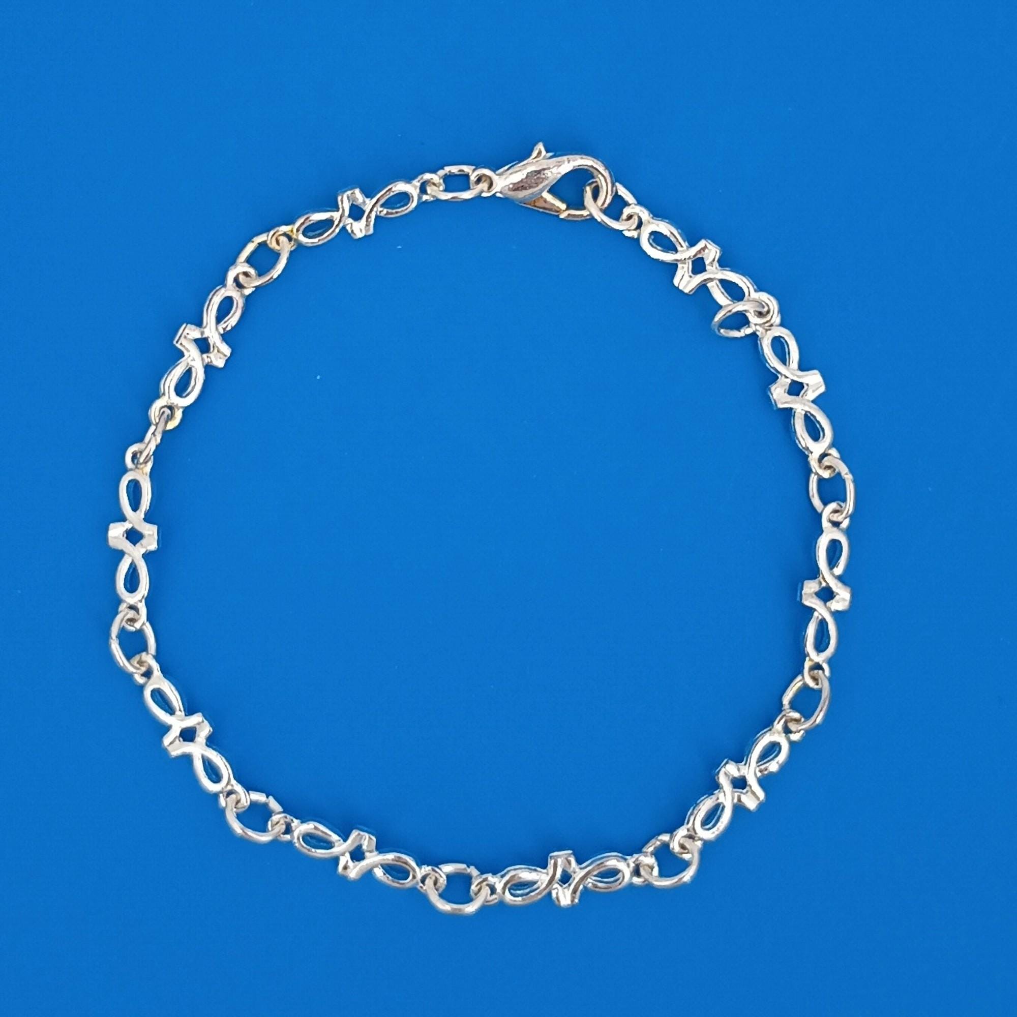 Links Bracelet 5.5mm Silver Chain 7, 8 or 8.5 Inches 2439B - Etsy