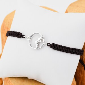 Bergsarmband, justerbart makramésnöre, 12,5 till 23 cm, val av 19 färger 1017-306