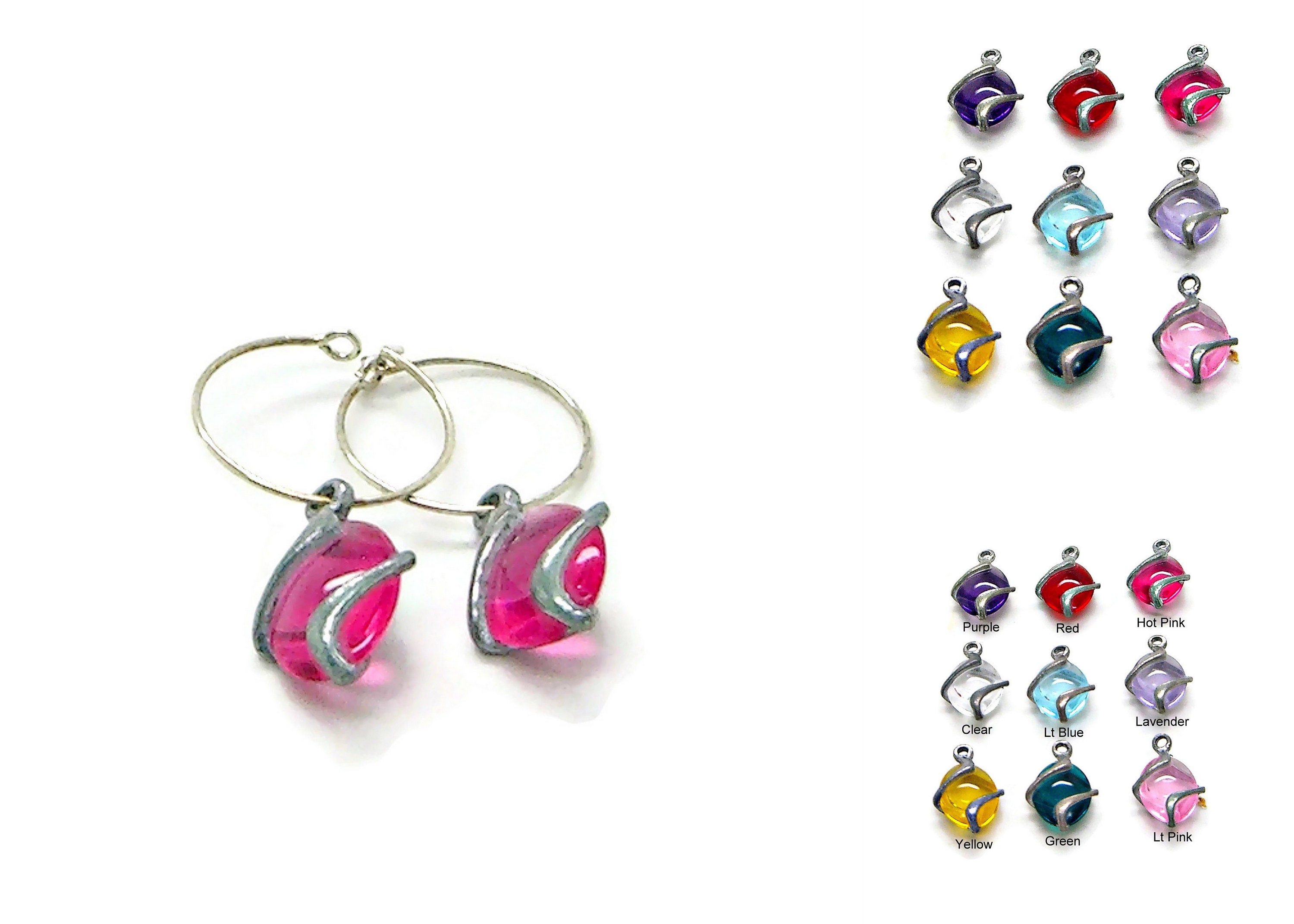 Amazon.com: 70s Earrings for Women White Acrylic Earrings
