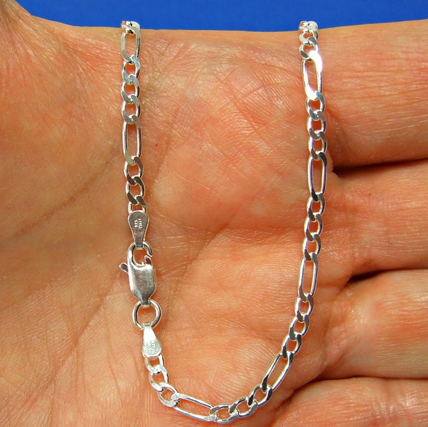 argue／SILVER.925 75㎝　NECKLACE Sterling Silver 2.75mm D/C Spiga Chain Necklace QDS080 | eBay