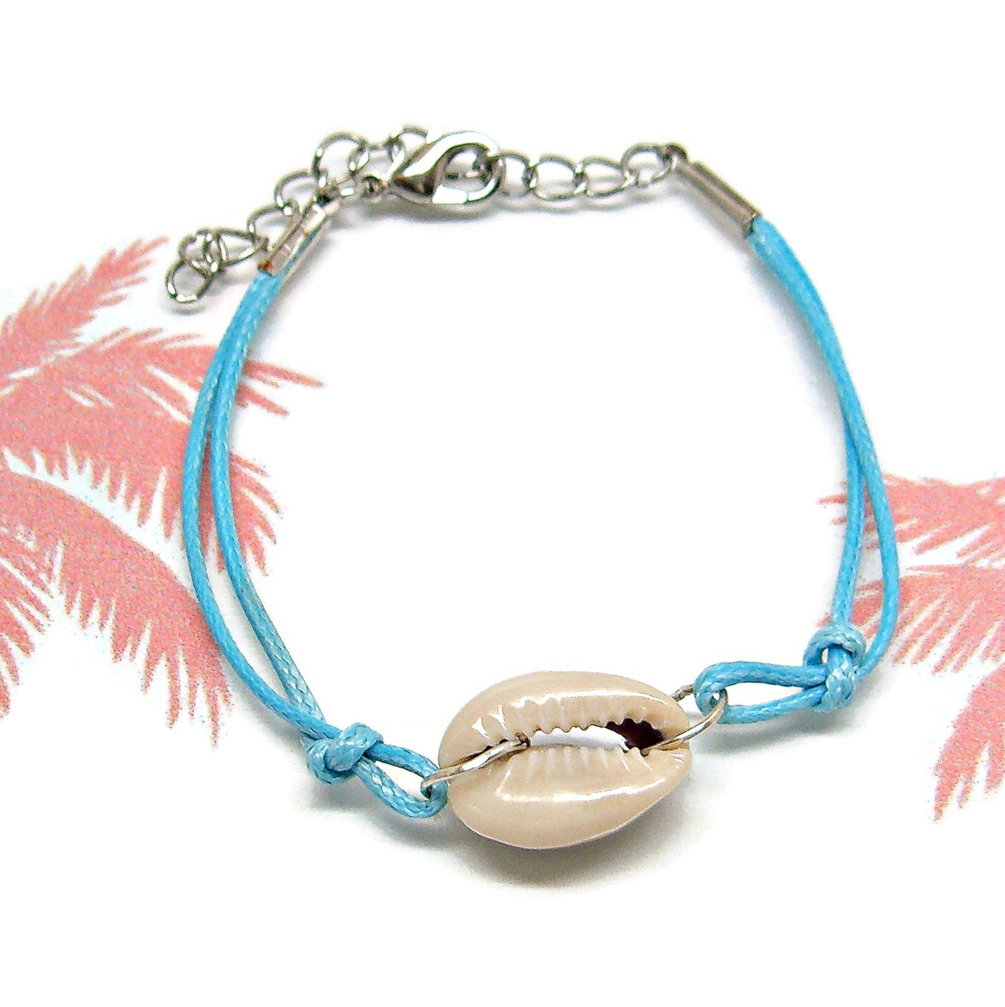 ★ODDCOLLET★ Shell string bracelet (navy) MUSINSA | ODDCOLLET Shell string bracelet (navy)