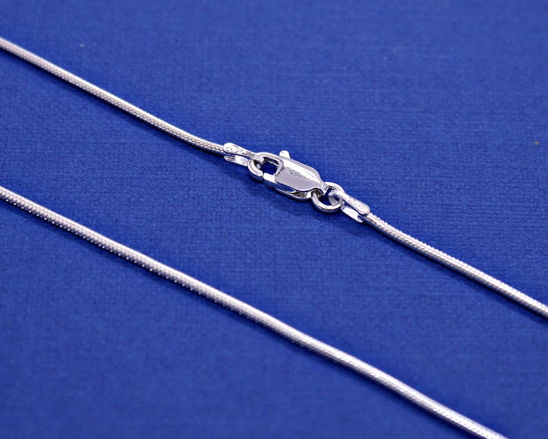 16 Inch Sterling Silver Snake Chain for Necklace 1.2mm Style Etsy UK