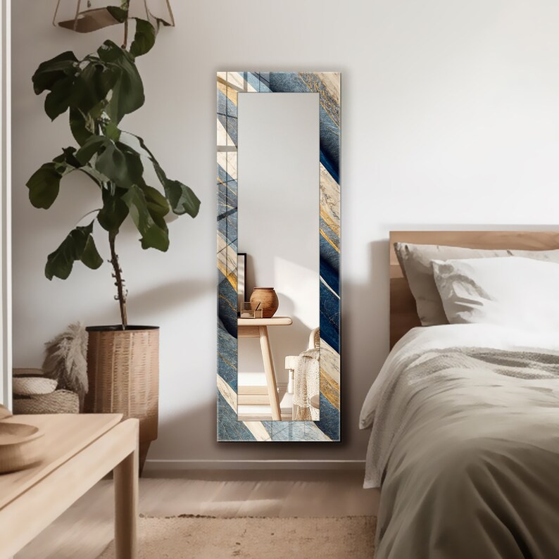 Aesthetic Mirror Wall Decor, Mirror for Bathroom, Living Room Wall