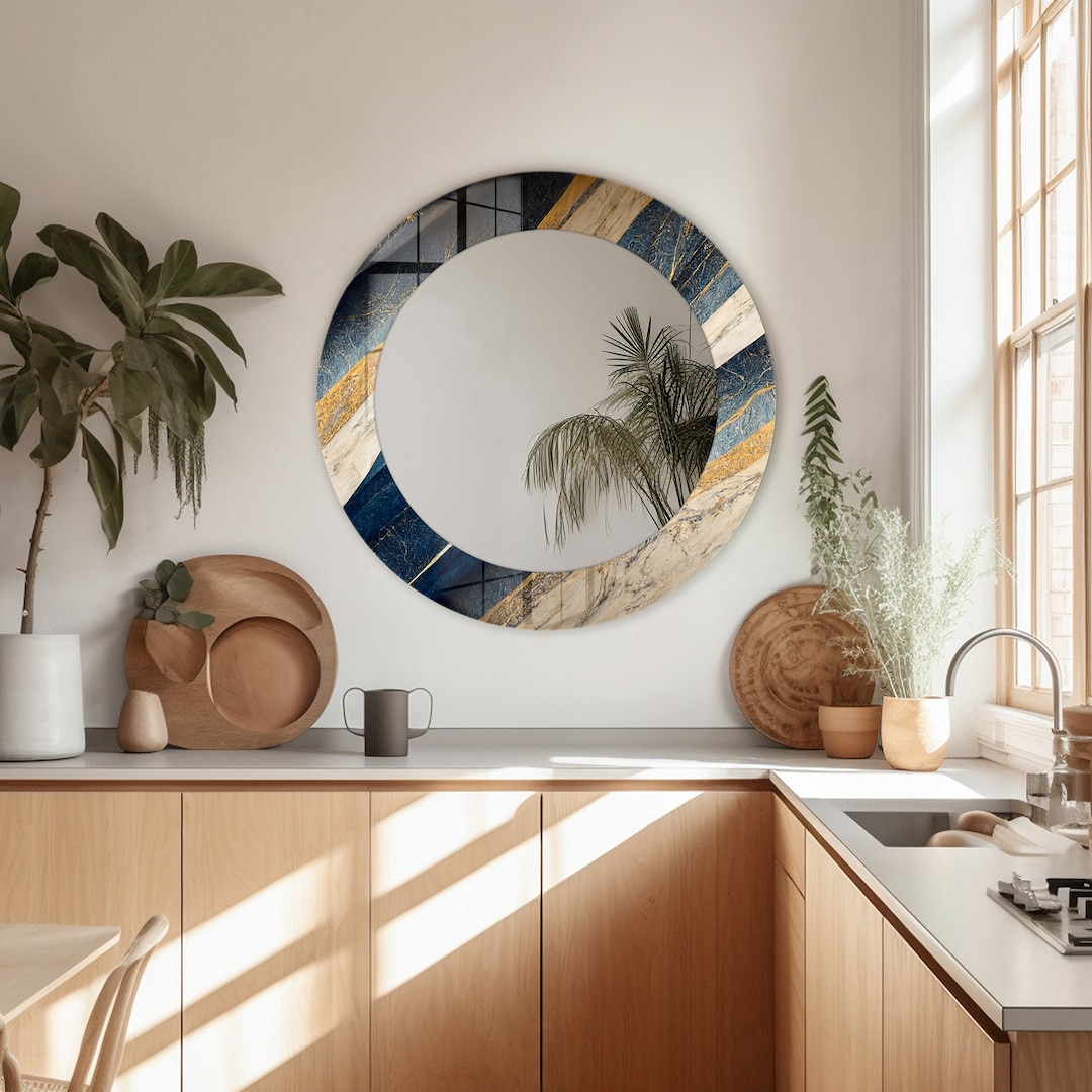 Aesthetic Mirror Wall Decor, Mirror for Bathroom, Living Room Wall ...