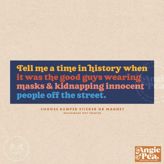 Immigrant Rights Sticker or Magnet, Abolish Ice Sticker, Stop Deportations, Protect Immigrants, Stop Kidnappings, Chinga La Migra,
