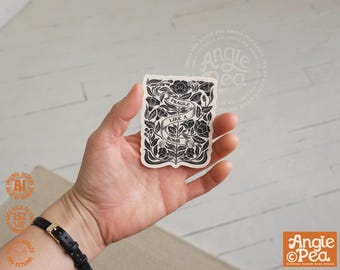 Fragile Like A Bomb Feminist RBG Sticker | dishwasher safe | weather and waterproof