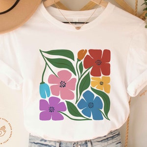 Subtle Pride Shirt, Subtle Gay Pride, Gay Pride Floral Shirt, Wildflower Shirt, Subtle Queer Pride