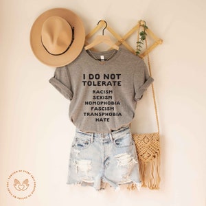 Progressive Shirt, Anti-Racist, Liberal Shirt, Democrat Shirt, Voting Shirt, Vote Blue, Anti Trump, Social Justice, BLM, TLM, Against Hate image 3