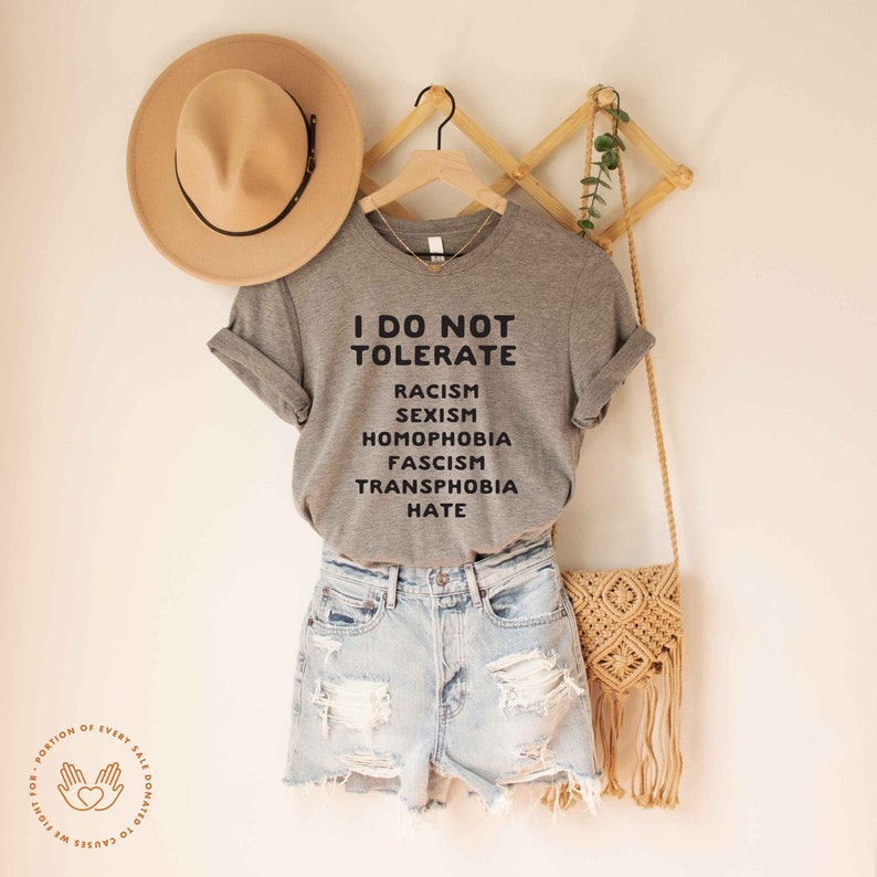 Progressive Shirt, Anti-Racist, Liberal Shirt, Democrat Shirt, Voting Shirt, Vote Blue, Anti Trump, Social Justice, BLM, TLM, Against Hate image 3