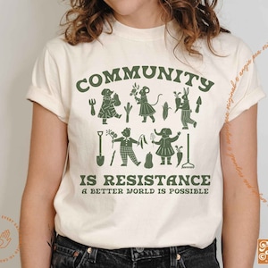 Community is Resistance, Community Garden, Mutual Aid is Resistance, Housing is a Human Right, Abolition