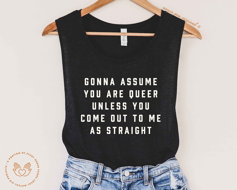 Queer Shirt, LGBTQ Gift, Funny Gay Shirt, Lesbian Gift, Pride Month, Bisexual Shirt, Queer Pride image 1
