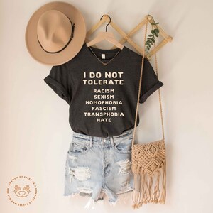 Progressive Shirt, Anti-Racist, Liberal Shirt, Democrat Shirt, Voting Shirt, Vote Blue, Anti Trump, Social Justice, BLM, TLM, Against Hate image 2