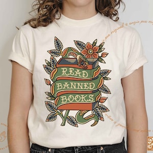 Read Banned Books Shirt, Banned Books Shirt, Library Shirt, Librarian Shirt, Book Lover Shirt, Read More Books Shirt, One More Chapter