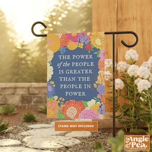 The Power of the People is Greater than the People in Power, General Strike Now, Solidarity Flag, Cory Booker Quote, Direct Action