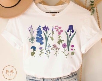 Subtle bi pride, bi pride, bisexual pride, bi flag, wildflower shirt