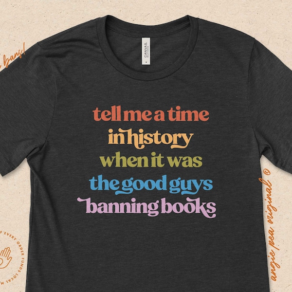 Banned Books Shirt, Read Banned Books, Stop Book Banning, Ban Books Not Bigots, Protect Libraries, Protect Librarians, Florida, DeSantis
