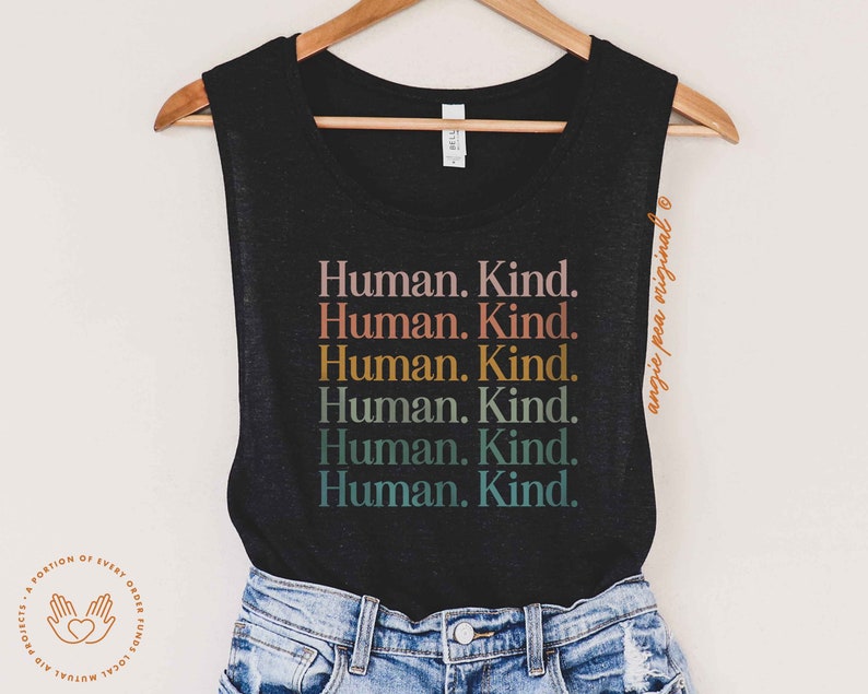Teach tank top. Mother empathy tank.