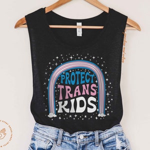 Protect Trans Kids Tank, Gender Affirming Care, Muscle Tank, Unisex Tank, LGBTQ Tank, Trans Pride, Tennessee