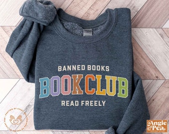 Banned Book Book Club, Banned Books Shirt, Banned Books Sweatshirt, Read Banned Books, Banned Books Hoodie, Book Club Shirt, Librarian Gift