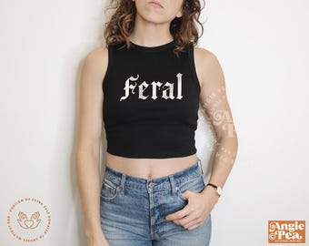 Feral Crop Top, Feral Crop Tank