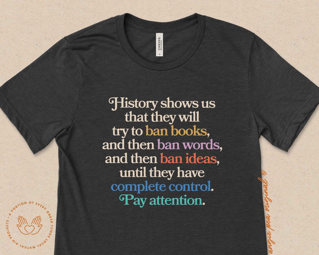 Banned Books Shirt, Vetting Books, Read Banned Books, Book Banning, Ban ...