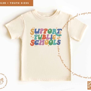 Support Public Schools, Toddler Shirt, Youth Shirt, Kids Shirt, Social Justice Shirt, Gender Neutral Kids Shirt, Kids Tee, Toddler Tee