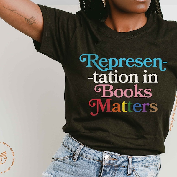 Librarian Shirt, Public Libraries, Library Shirt, Representation in Books Matters, Support Libraries, Book Bans, LGBTQIA, Read Banned Books