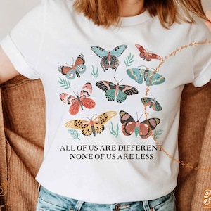 SPED Shirt, Inclusion Shirt, Autism, Neurodivergent Shirt, Butterflies, Teacher Shirt, Autism, Special Education, Neurodiversity, BCBA
