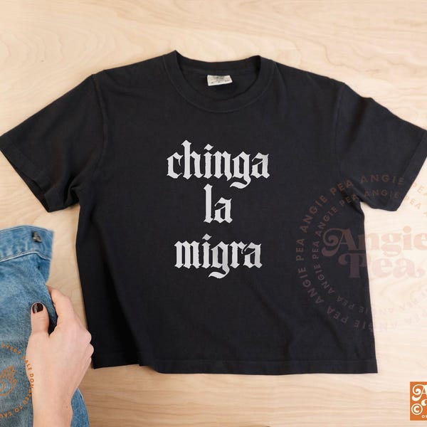 Chinga la Migra Boxy Tee, Abolish ice! FCK ICE!
