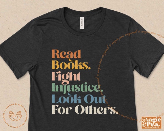 Read Banned Books, Social Justice Shirt, Fight Injustice, Equality, Empathy, Be Kind, Librarian Gift, Progressive Teacher, Florida Liberal,