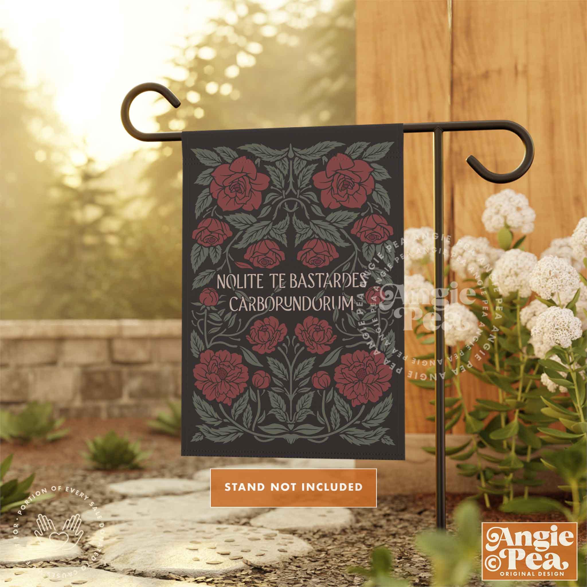 Nolite te Bastardes Carborundorum Flag, Resist Garden Flag, Community Garden Flag, Anti-Fascist Flag,