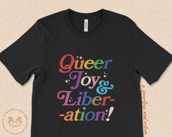 Queer Liberation Joy, Queer pride, fruity tank, subtle pride, sapphic tank, bisexual pride, WLW, subtle, lesbian, bi, sapphic pride