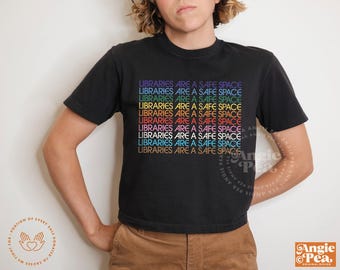 LGBTQ Library Shirt, Libraries are safe space, LGBTQ Library Pride, Librarian LGBTQ Pride