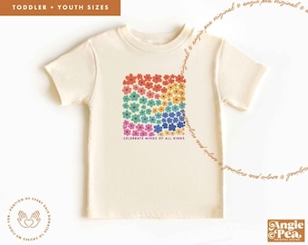 Celebrate Minds of All Kinds, Autism Awareness Shirt, Toddler Shirt, Youth Shirt, Kids Shirt, Kids Tee, Toddler Tee, Neurodiversity