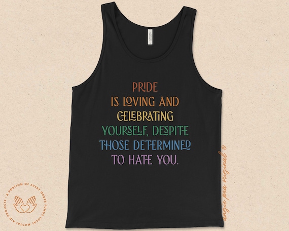 Gay Pride Tank, Gay Activist Shirt, Pride Group Tank, Liberty and Justice for All, Religious Liberty, Gay Rights, Queer Rights, Trans Rights