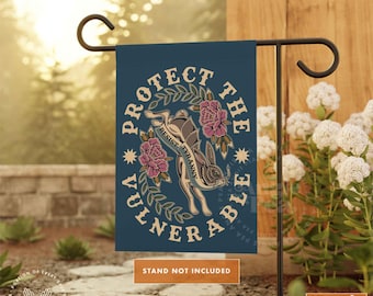 Resist Flag, Resist Tyranny, Protect The Vulnerable, Resistance Garden Flag, Resist Garden Flag