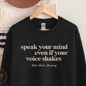 Ruth bader ginsburg sweatshirt hotsell