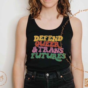 Defend Trans Futures, Defend Queer Futures, Trans Pride, Protect Trans Kids, Queer Pride, LGBTQIA Pride, First Pride, Nonbinary Pride image 1