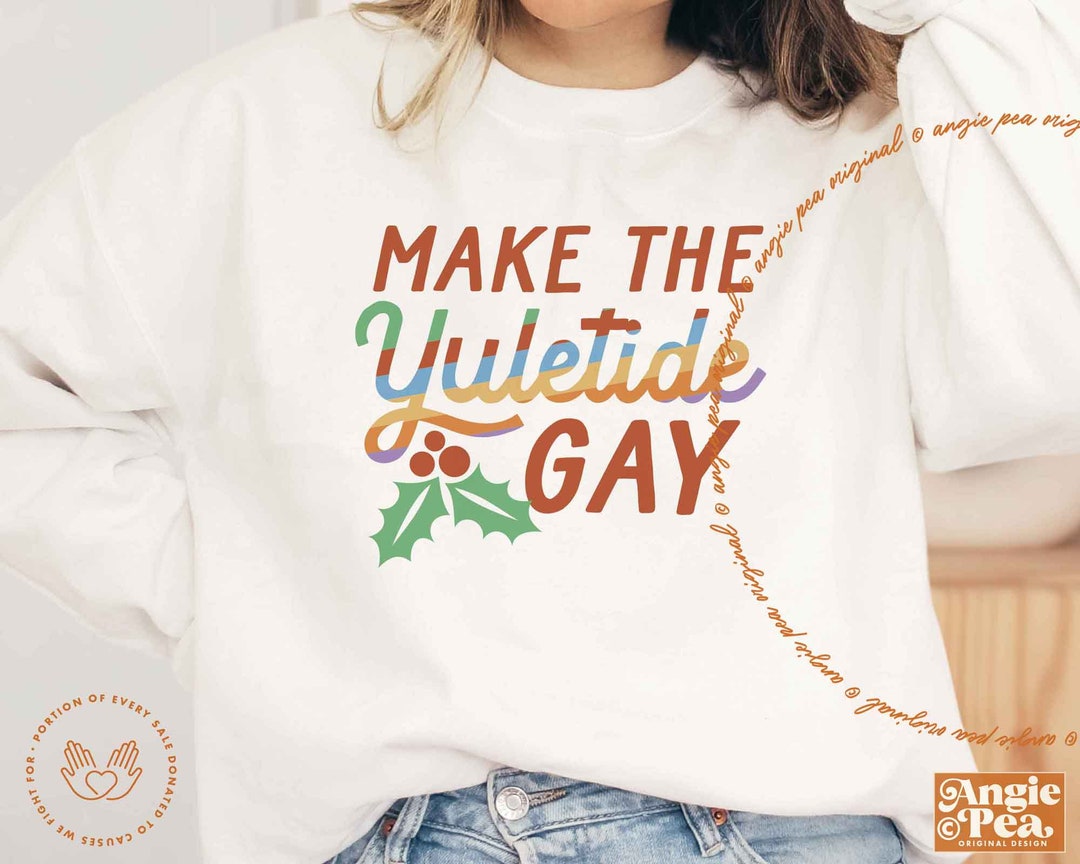 Gay Christmas Sweater, Gay Christmas Sweatshirt, Queer Christmas