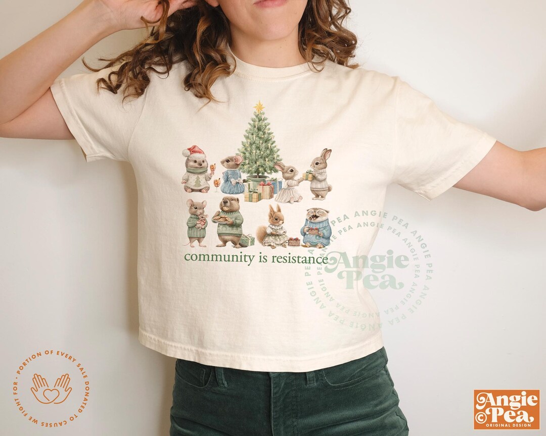 Resistmas Rabbit Christmas Community is Resistance, Resistmas Christmas, Resist ...