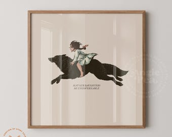 May our daughters be ungovernable, resistance print, feminist print