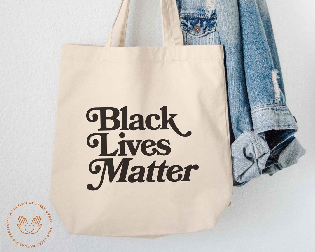 Black Lives Matter Tote Bag, Social Justice Tote, Activist Tote - Etsy