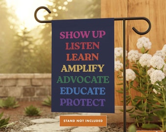 Pride Flag, Ally Flag, Pride Yard Flag, Pride Garden Flag, Allyship, Gay Ally, LGBTQ Ally