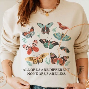 SPED Sweatshirt, Inclusion Shirt, Autism, Neurodivergent Shirt, Butterflies, Teacher Shirt, Autism, Special Education, Neurodiversity, BCBA
