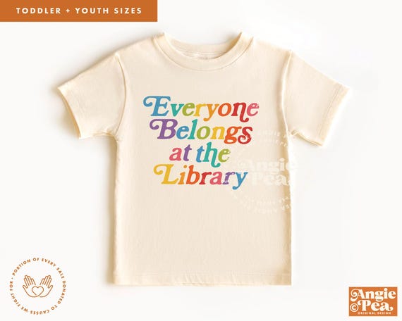 Kids Library Shirt, Toddler Shirt, Youth Shirt, Kids Shirt