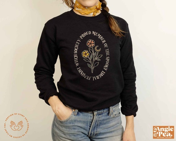 Feminist Sweatshirt, Spooky Liberal Witch, Burn The Patriarchy, Hex The Patriarchy, Witchy Sweatshirt, Patriarchy Shirt, 4XL, 5XL