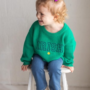 Baby/Toddler Notre Dame Embroidered Knit Sweater
